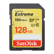 有券的上:闪迪  SanDisk 128GB SD存储卡 U3 C10 V30 4K至尊极速版