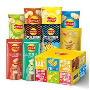 Lay's 乐事 薯片 零食 休闲食品 颐和园 福禄寿喜财大礼盒 零食大礼包 600g