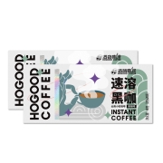 HOGOOD COFFEE 后谷咖啡 低脂速溶纯黑咖啡 40杯
