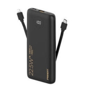 PISEN 品胜 KC-DY08 移动电源10500mAh 自带苹果和Type-C线
