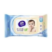 Vinda 维达 湿巾 婴儿手口可用80片*3包抽取式湿巾+再送4包婴儿抽纸（整箱装） 干湿搭配 母婴可用
