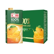 汇源100%橙汁饮品1000ml*6盒浓缩果汁饮料整箱