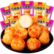 聚划算百亿补贴：bi bi zan 比比赞 香辣鱼丸 200g