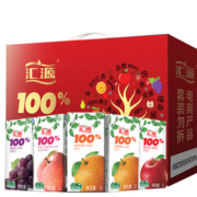 88VIP！汇源 100%果汁臻贵礼盒混合装 1000ml*5盒