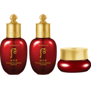 WHOO 后 津率享红华凝香小样3件套（爽肤水20ml+乳液20ml+面霜4ml）*3件