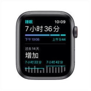 Apple 苹果 Watch SE 智能手表 44毫米 GPS 蜂窝版 (深空灰色铝金属表壳 午夜色运动型表带)MKT33CH/A