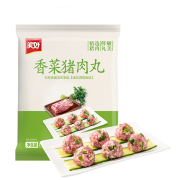 PLUS会员：美好 香菜猪肉丸 1kg*3件