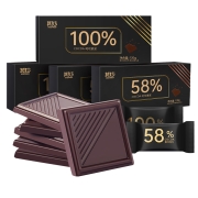 聚划算百亿补贴：其妙 100%每日纯黑巧克力 俄罗斯风味 120g/盒 共24包7.9元包邮