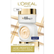L’ORÉAL Paris 巴黎欧莱雅 金致臻颜抗衰老套装 （日霜 50ml+晚霜 50ml）含税直邮到手88.18元