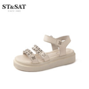 ST&SAT 星期六 女士厚底魔术贴凉鞋 SS12115551