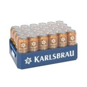 KARLSBRAU 卡斯布鲁 KARLSBRÄU）小麦啤酒 500ml*24听整箱装 德国进口