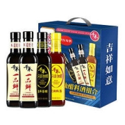 千禾 酱油醋料酒 一品鲜500ml*2+烹调料酒500ml*1+窖醋3年500ml*1 礼盒装