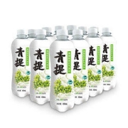 秋林 QiuLin 苏打水无糖饮料青提味0糖0脂气泡水 果味饮料450ml*12瓶 整箱 富含膳食纤维