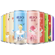 锐澳（RIO）鸡尾酒 330ml*12罐×2件+送清爽330ml*6罐+气泡水 330ml*6罐