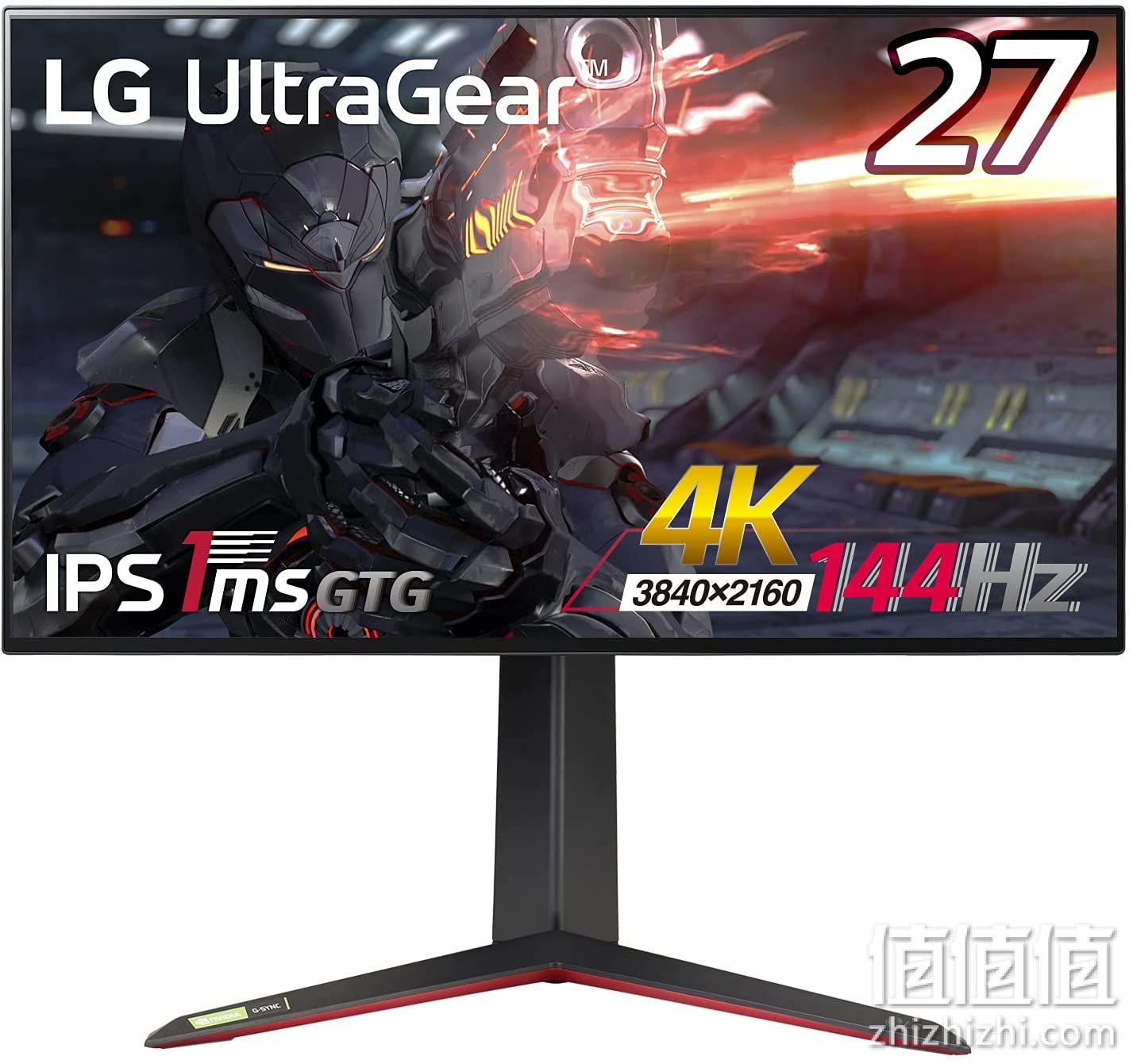 LG 电竞显示器 UltraGear 27GP950-B 27 英寸 / 4K / Nano IPS / 1ms (GtoG) /144Hz/HDMI 2.1 兼容 / G-SYNC 兼容