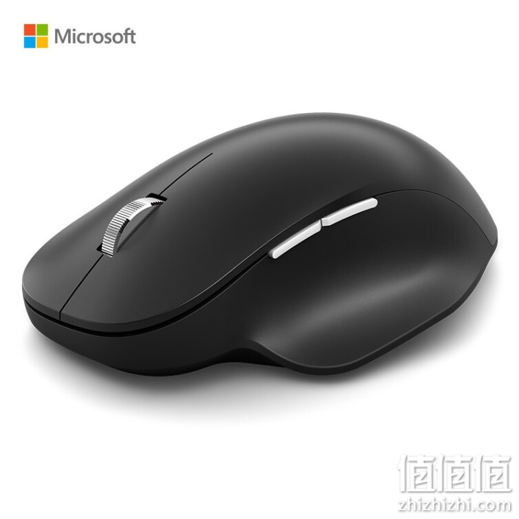 微软 (Microsoft) 无线简约精准鼠标 典雅黑 蓝牙5.0 自定义按键 3屏无缝切换 人体工学 蓝影技术 时尚办公