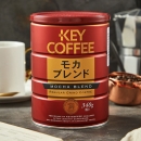 KEY COFFEE罐装咖啡粉 摩卡醇香综合烘焙黑咖啡粉340g