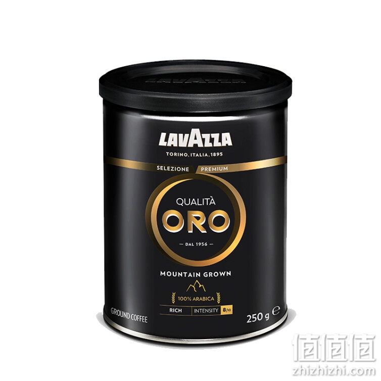意大利进口 乐维萨（Lavazza）拉瓦萨 醇黑欧罗金咖啡粉（罐装）250g