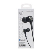 audio-technica 铁三角 ATH-CK200BT 入耳式颈挂式动圈蓝牙耳机 黑色