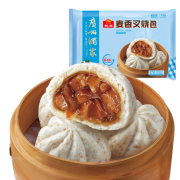 限地区、有券的上：广州酒家 利口福 麦香叉烧包 750g*4件