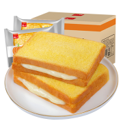 PLUS会员：泓一 南瓜奶酪夹心面包 1000g *6件