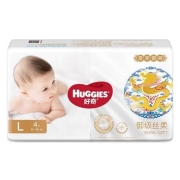 凑单品、限地区：好奇 Huggies 皇家御裤纸尿裤 L4片