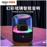 aigo 爱国者 T091语音智能蓝牙低音炮高音质颜值带七彩呼吸灯重低音音响