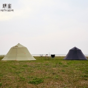 静星 山居户外10人帐篷防雨抗风野外自驾游团队家庭聚餐露营帐篷 半地布