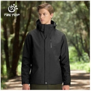 TECTOP 探拓 三合一冲锋衣男冬季户外防风防雨男女外套加绒棉服保暖登山服