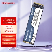 金泰克（kimTigo）512GB SSD固态硬盘 M.2接口（NVMe协议） 四通道PCIe 高速 DP2500