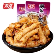 PLUS会员：有友 泡椒凤爪 95g*1袋 *6