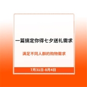 一篇搞定你得七夕送礼需求，区分高中低价位