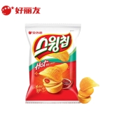 好丽友 Orion 波浪薯片辣酱味60g*10件