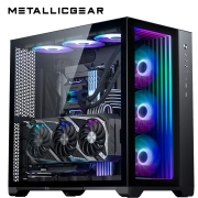 普力魔(MetallicGear)魔方Neo Qube V2无限镜620QI全景玻璃 台式机 电脑机箱(ARGB灯/type-C/三面360水冷位)