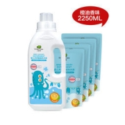 小树苗 婴儿葡萄柚洗衣液 1050ml+300ml*4袋补充装