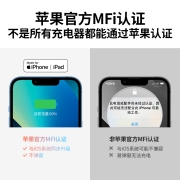 绿联MFi认证苹果充电器iphone13快充套装PD20W充电头Type-C数据线适用苹果13ProMax/12/11/X手机iPadmini平板