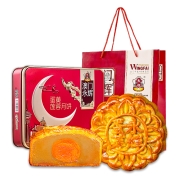 88VIP：澳门永辉 蛋黄莲蓉 广式月饼礼盒 500g*3件