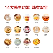 美的（Midea）养生壶 煮茶器煮茶壶 电水壶烧水壶电热水壶花茶壶煮水壶1.2L办公迷你玻璃MK-YS15E107