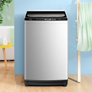 美的（Midea）波轮洗衣机全自动 10公斤免清洗 快净双水流 智能家电 快净系列 MB100V51WQCH以旧换新