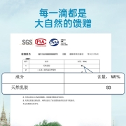 NITTAYA妮泰雅泰国原装进口天然乳胶床垫软床垫榻榻米双人乳胶床垫 5cm【85D适中】实付满1千+乳胶枕*2 1.5m床（150*200）