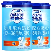 爱他美（Aptamil） 幼儿配方奶粉(12–36月龄，3段） 800g*2罐