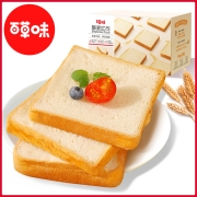 聚划算百亿补贴: 百草味 醇麦吐司500gx2箱
