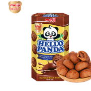 再降价、PLUS会员：meiji 明治 小熊饼干 双重巧克力 50g