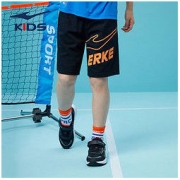 ERKE 鸿星尔克 男童短裤2022夏季新款儿童松紧腰运动裤中大童休闲五分裤