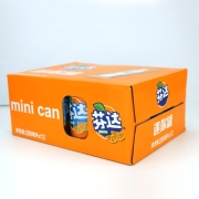 限地区:芬达 Fanta Mini 橙味汽水碳酸饮料 200ml*12罐*1件