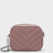 CHARLES&KEITH 女士绗缝子母单肩斜挎小方包CK2-80781638