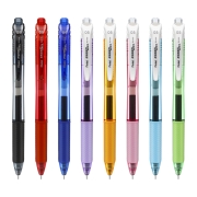 Pentel 派通 energel笔 速干中性BLN-105  按动彩色针管式 0.5 0.4  单支