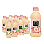 限地区:美汁源 汁汁桃桃 桃汁饮料 300ml*12瓶*3件