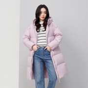 雪中飞 女士 中长款廓形羽绒服