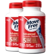 美国产 维骨力MoveFree 红盒软骨素 170粒*2瓶 关节疼首选